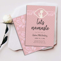 Funny Lets Namaste Latte Women 30th Birthday Party