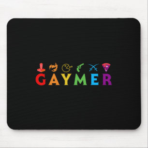 Funny Lgbt Pride Gay Gamer Video Game Lover  Mouse Pad