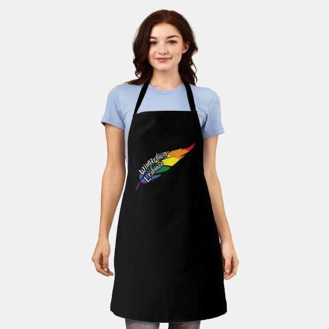 Funny LGBTQ | Play On Words | Pride | Rainbow Apron (Worn)