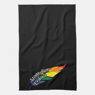 Funny LGBTQ   Play On Words   Pride   Rainbow Tea Towel