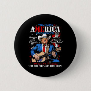 Funny Liberal Anti-trump Tour Shirt American Usa F 6 Cm Round Badge