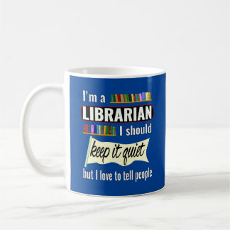 Funny librarian gift for librarian funny  coffee mug