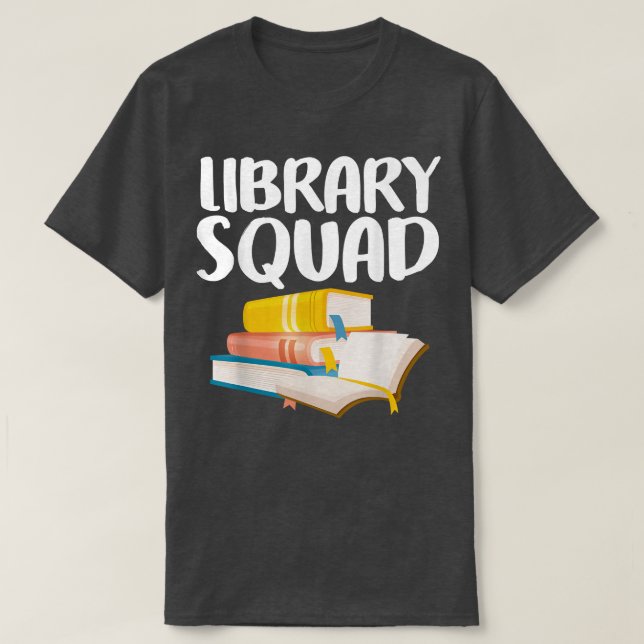 Funny Library Art For Men Women Bookworm Book Love T-Shirt (Design Front)