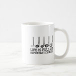 Funny Life Is Full Of Important Choices Golf Clubs Coffee Mug<br><div class="desc">Funny Life Is Full Of Important Choices Golf Clubs Design 1</div>