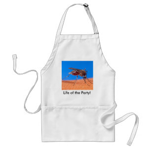 Funny Life of the Party Biting Mosquito Blood Standard Apron