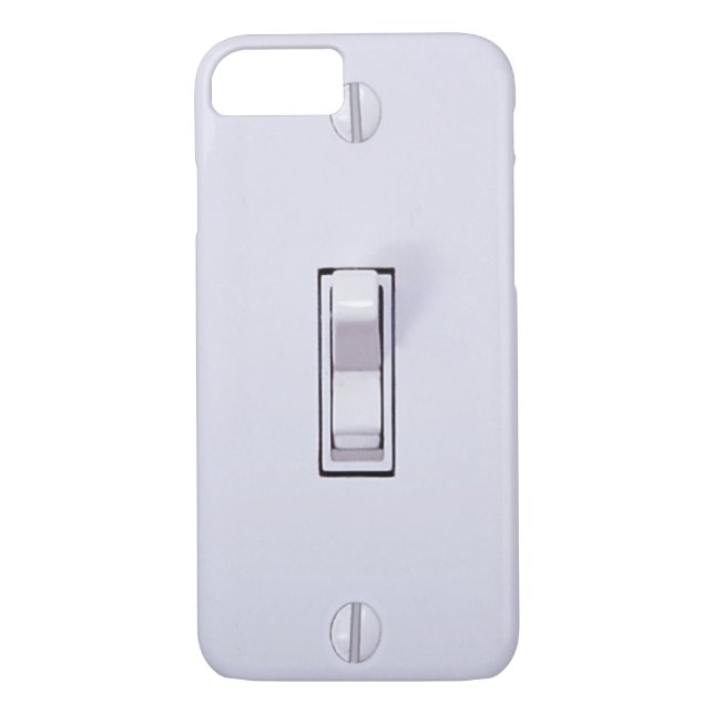 Funny Light Switch iPhone 7 case (Back)