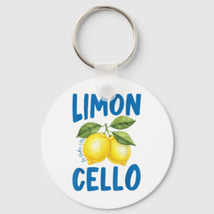 Funny Limoncello La Dolce Vita Italian Lemon Key Ring