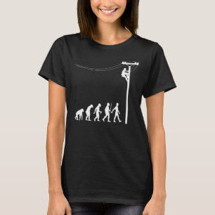 Funny Lineman Designs For Men Women Electrician En T-Shirt