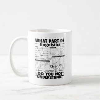 Funny Linguistics Gift for SLP Speech Therapist Coffee Mug