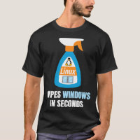 Funny Linux Windows Cleaner Classic T-Shirt