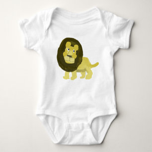 Funny Lion Baby Bodysuit