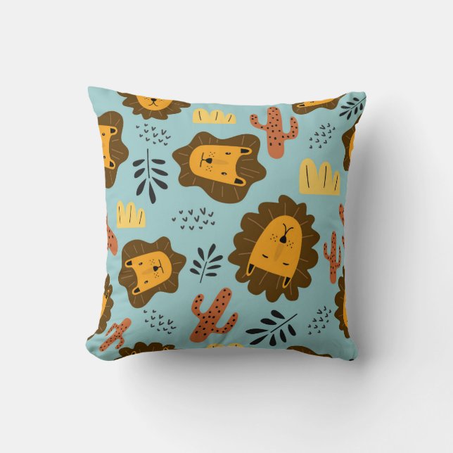 Funny Lion Cushion (Front)