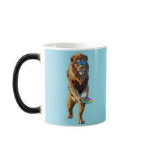 Funny Lion Disc Golf Mug