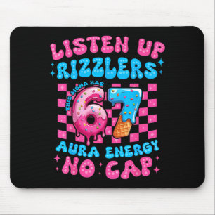 Funny Listen Up Rizzlers This Sigma Has 67 Aura En Mouse Pad