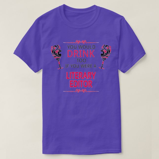 Funny Literary Editor Gift For Men Women 1 T-Shirt (Design Front)