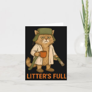 Funny Litter's Full Cat Card