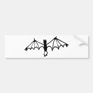 Funny Little Bat Bumper Sticker