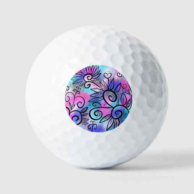 Funny little bird golf balls (Front)