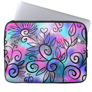 Funny little bird laptop sleeve