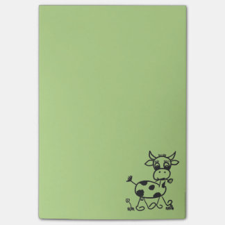Funny Little Cow - Post It light green Post-it Notes