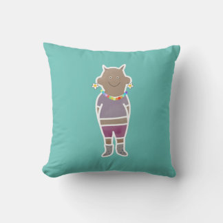 Funny little devil baby cushion