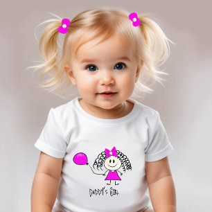 Funny little girl baby T-Shirt