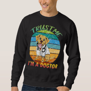 Funny Little Golden Retriever Trust Me I M Dogtar  Sweatshirt