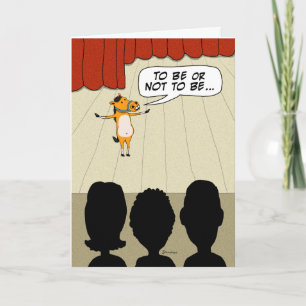 Funny Little Horse Play Happy Valentine's Day Holiday Card