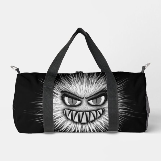 Funny Little Monster  Duffle Bag (Front)