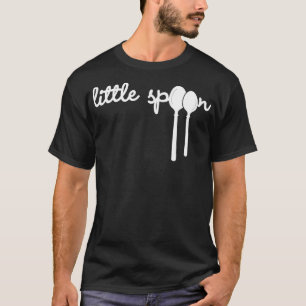 Funny Little Spoon In Big Little Spooning Couple L T-Shirt