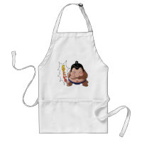 Funny Little Sumo Wrestler with Hiragana Dosukoi