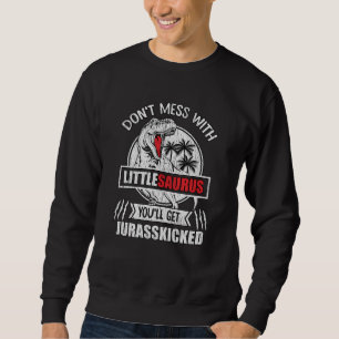 Funny Littlesaurus Dinosaur Gift For Kids Dino Sweatshirt