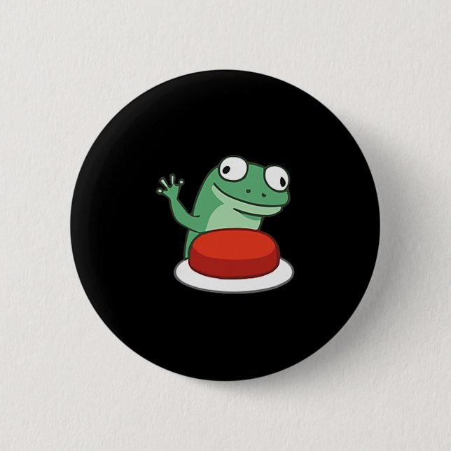 Funny Lizard Button Meme T-shirt.png  (Front)