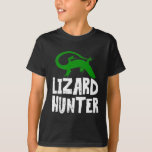 Funny Lizard Hunter Reptile loving Kid T-Shirt<br><div class="desc">The perfect Gift for Reptile Lover or Pet Enthusiast. Funny Animal design for a Boy,  Girl,  Son and Daughter who loves Chameleon,  Bearded Dragon,  Gecko,  Snake,  Lizard,  Dinosaurs,  Crocodiles,  Alligator and Turtles.</div>