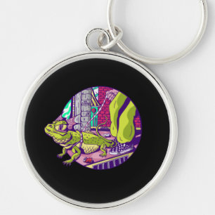 Funny Lizard  Key Ring