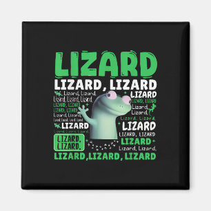 Funny Lizard Meme Animal Women Men _1  Magnet