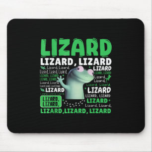Funny Lizard Meme Animal Women Men _1 Mouse Pad