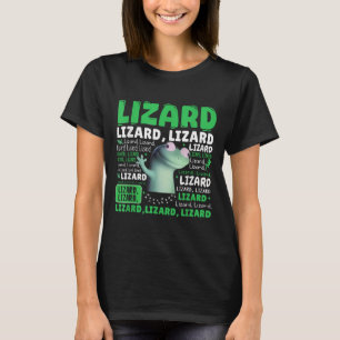 Funny Lizard Meme Animal Women Men _1 T-Shirt