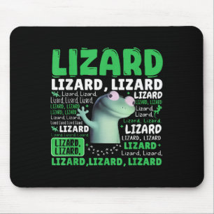 Funny Lizard Meme Animal Women Men _3 Mouse Pad