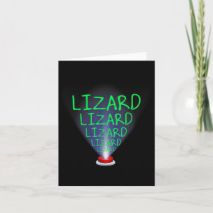 Funny Lizard Trending Meme  Card