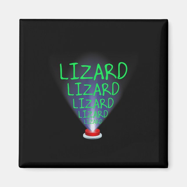 Funny Lizard Trending Meme  Magnet (Front)