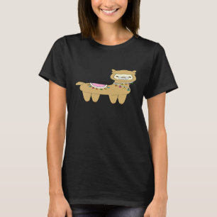 Funny Llama Alpaca Lover Cute Mama Women Girls T-Shirt