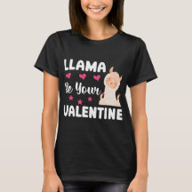 Funny Llama Be Your Valentine Cute Llama Valentine