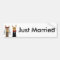 Funny Llama Bride and Groom Wedding Art