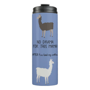 Funny Llama Coffee Thermal Tumbler