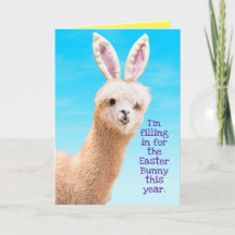 Funny Llama Easter Bunny- Llama Tell You