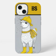 Funny Llama in Rain Boots – Beach Humour