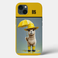 Funny Llama in Rain Boots – Beach Humour