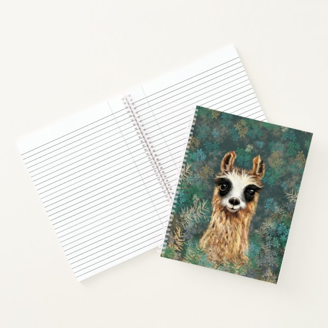 Funny Llama Notebook (Inside)