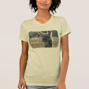 Funny Llama Shirt, Hello Dalai (Dalai LLAMA!) T-Shirt